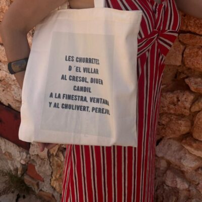 Tote Bag de algodón "Les churretes d´El Villar" EDICIÓN LIMITADA